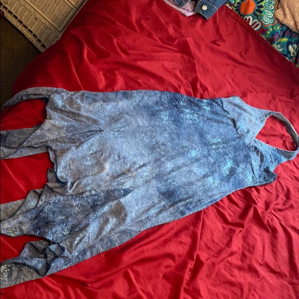 Sparkly blue dress